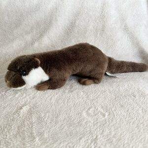 Cabin Critters River Otter 17” Plush Brown White Animal Toy 2002
